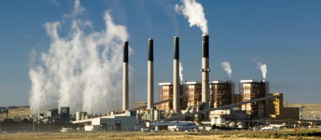 Coal-Burning Power Plant
