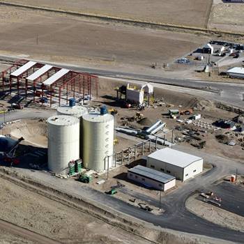 Geofortis tops out silo structures at new Utah plant
